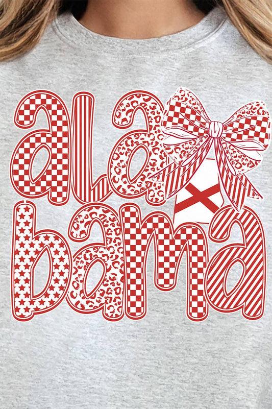 Alabama Ties Heavy-weight Crew Sweatshirt