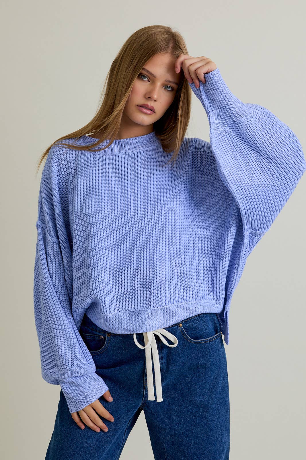 PULLOVER MOCK SWEATER