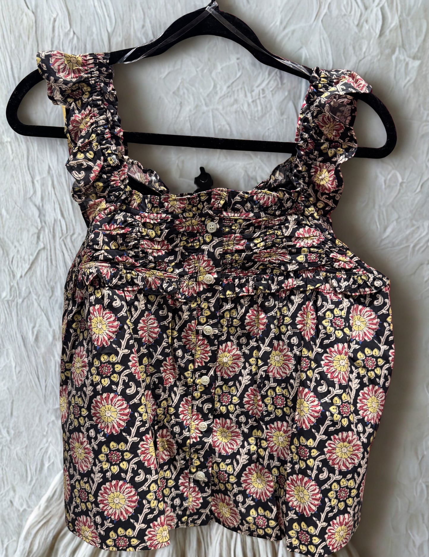 RUFFLED BUTTON DOWN BABYDOLL