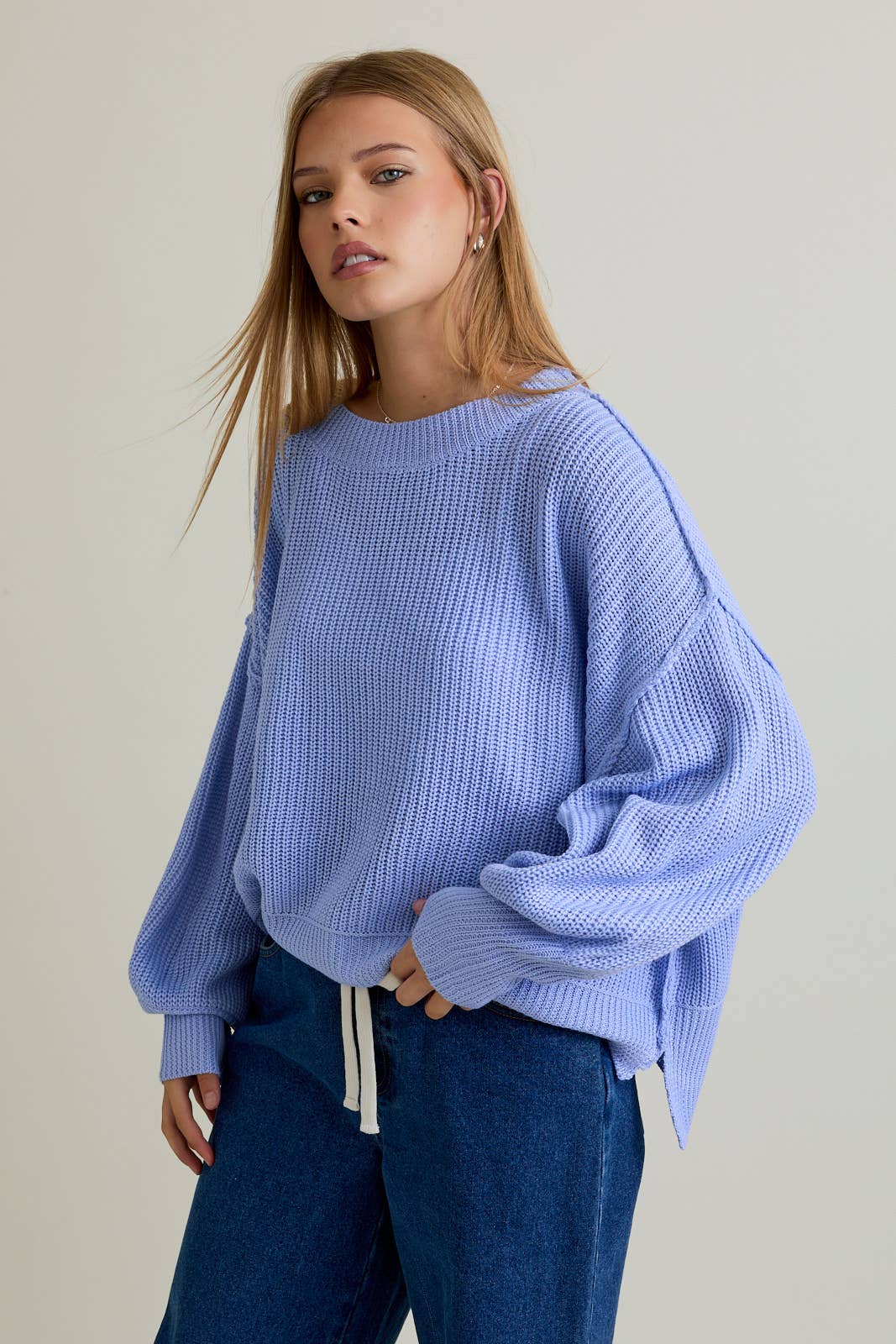 PULLOVER MOCK SWEATER