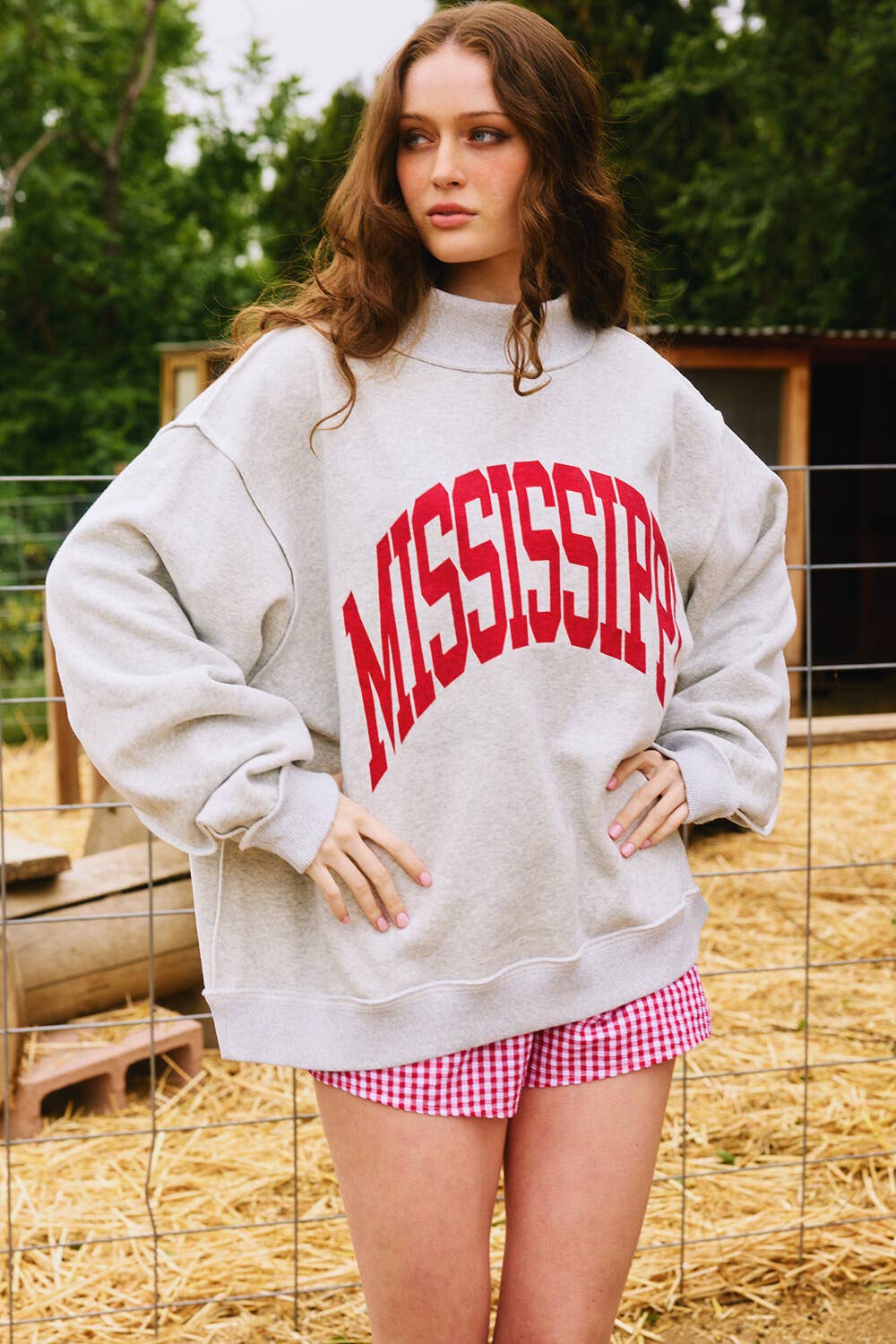'MISSISSIPPI & MS' Reversible Sweatshirt PRE-ORDER
