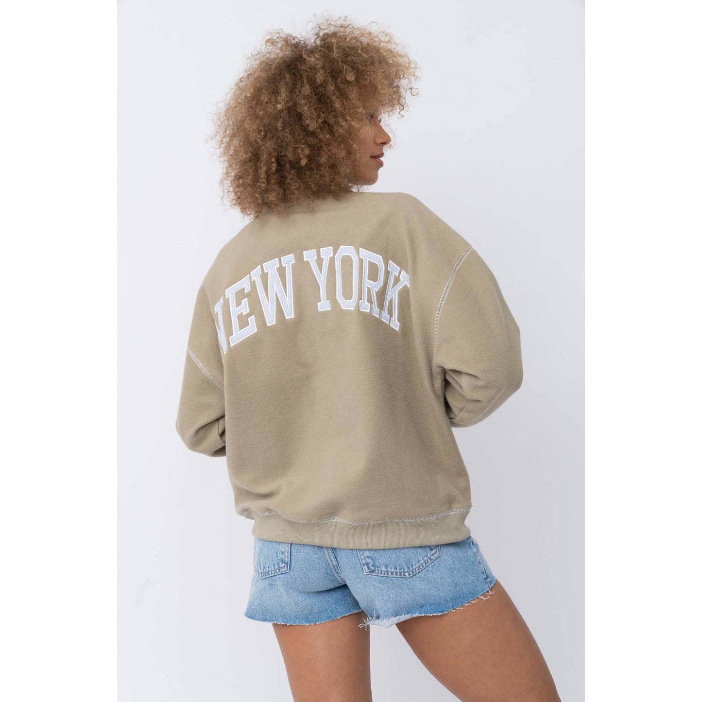 NY Brushed Terry Pullover