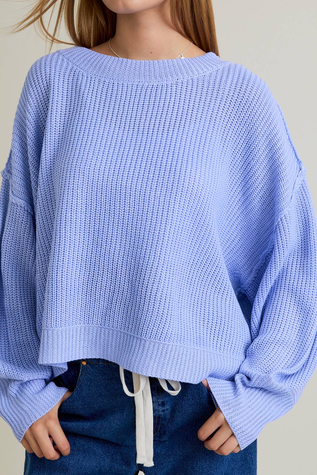 PULLOVER MOCK SWEATER