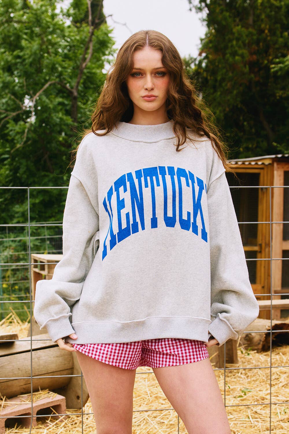 KENTUCKY 'KENTUCKY & KY' Print Reversible Sweatshirt PRE-ORDER