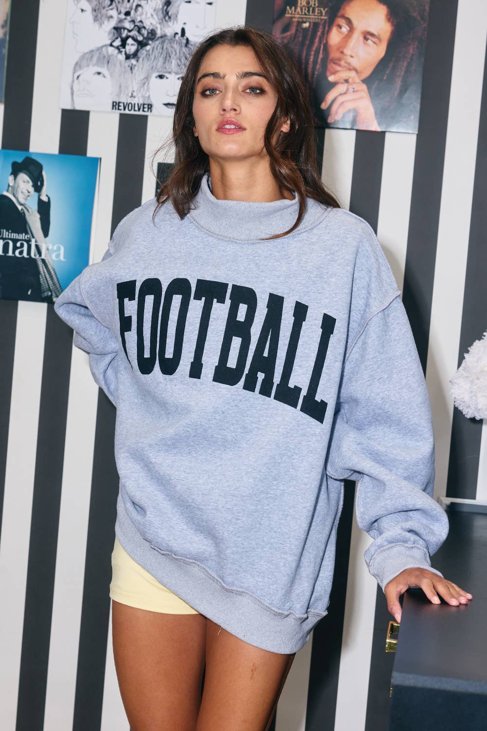 FOOTBALL 'FOOTBALL & GAMEDAY' Reversible Sweatshirt PRE-ORDER