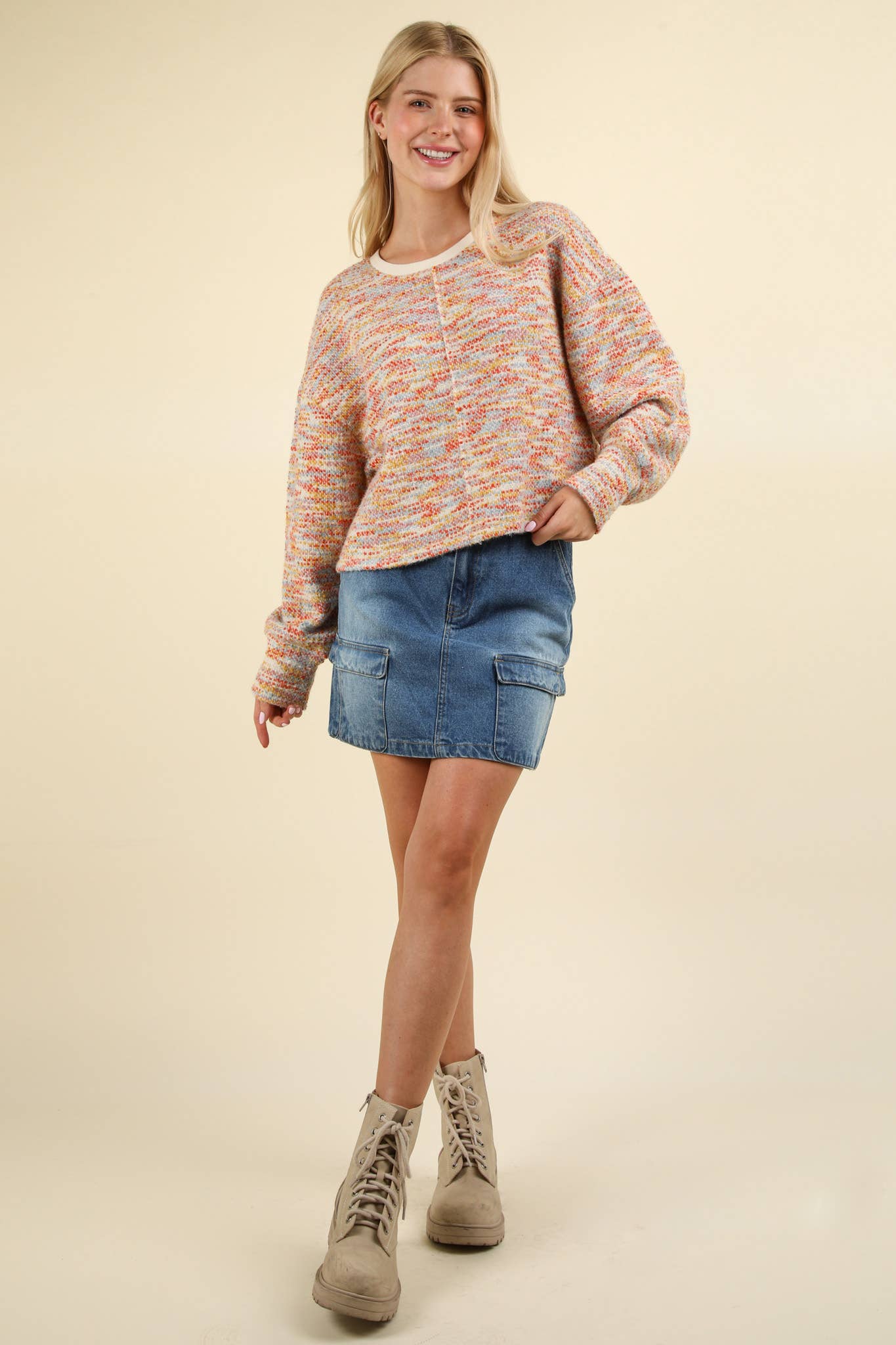 Bounce Oversized Knit Top