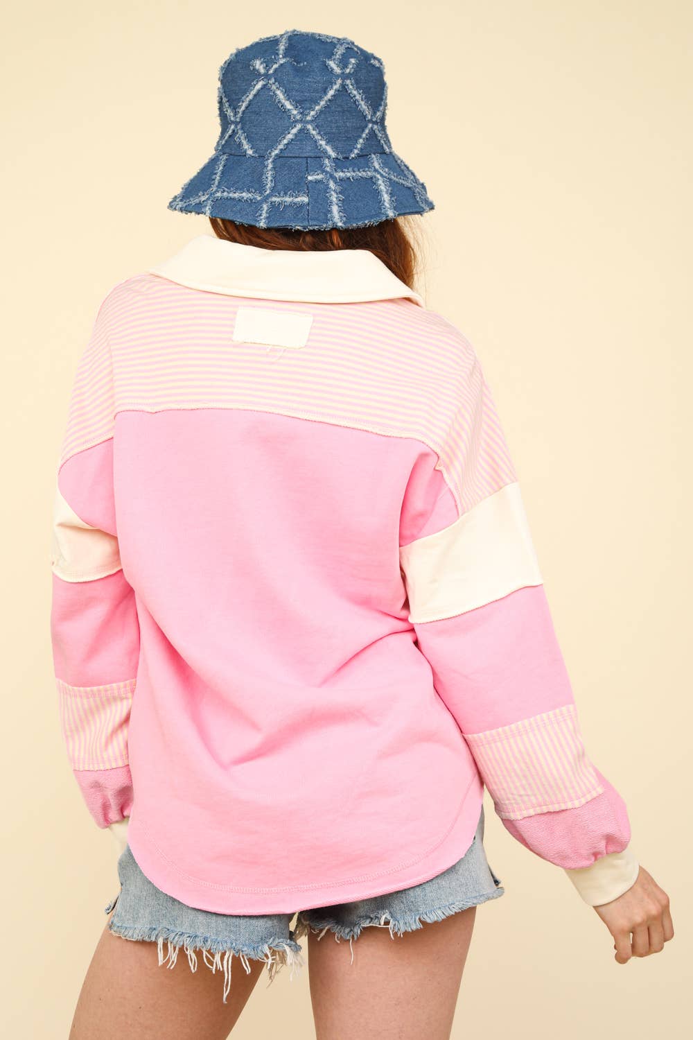 Color Block Oversized Casual Knit
