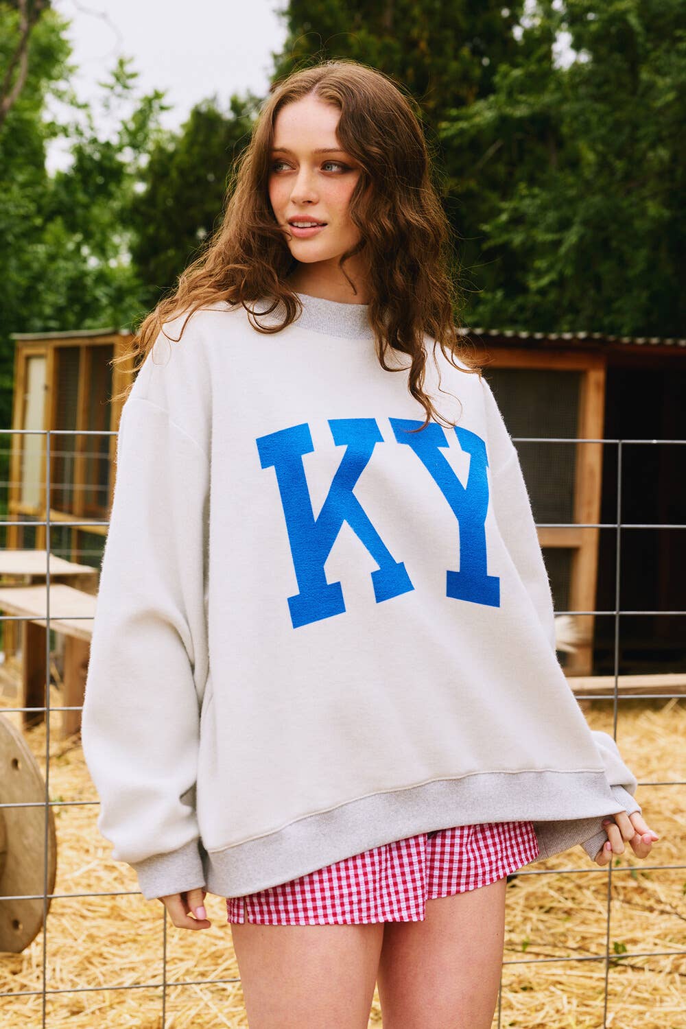 KENTUCKY 'KENTUCKY & KY' Print Reversible Sweatshirt PRE-ORDER