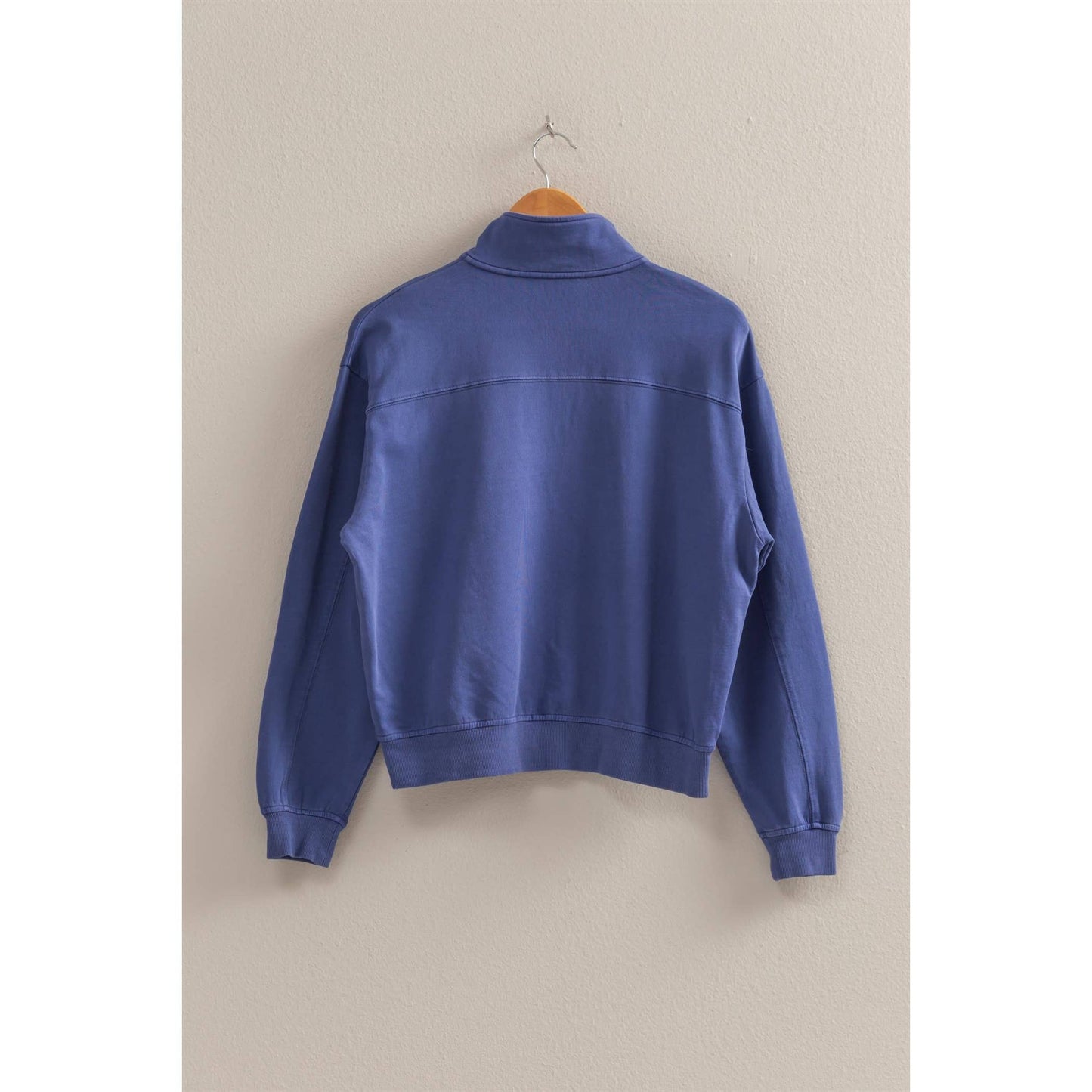 Half Zip Long Sleeve Sweatshirt