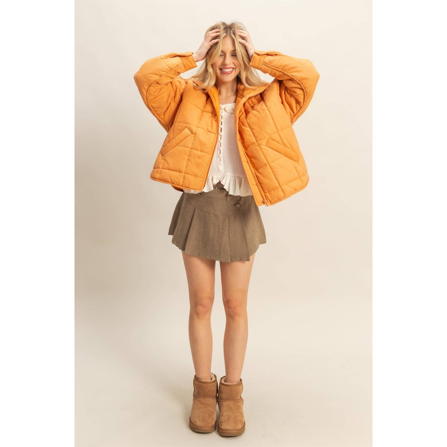 Everyday Cute Quilted Puffer Jacket