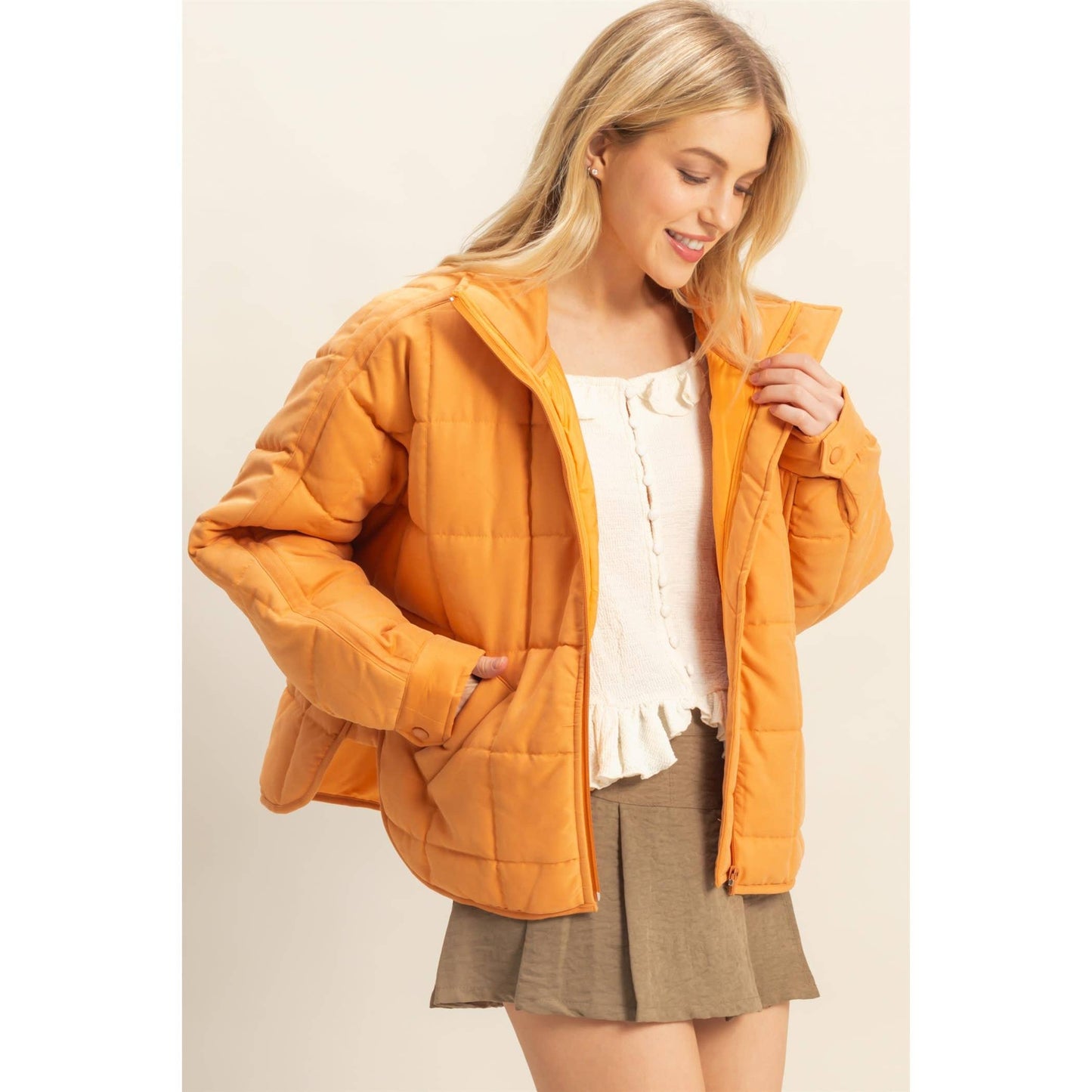 Everyday Cute Quilted Puffer Jacket