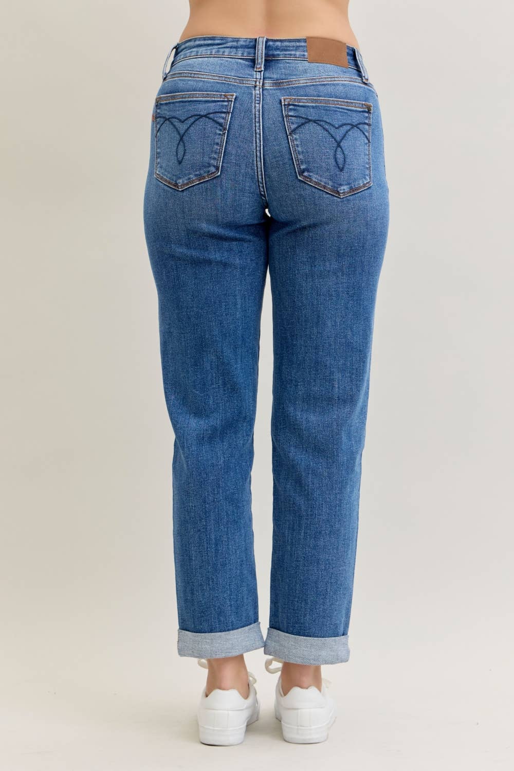 Judy Blue Jeans MR BF Classic Cuffed
