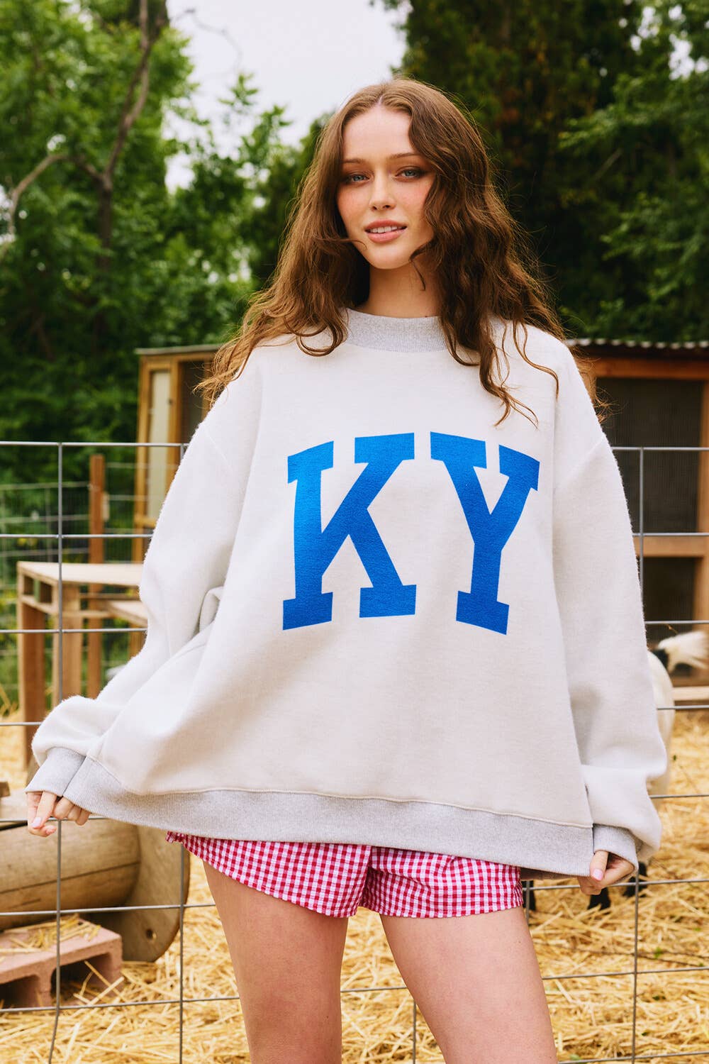 KENTUCKY 'KENTUCKY & KY' Print Reversible Sweatshirt PRE-ORDER