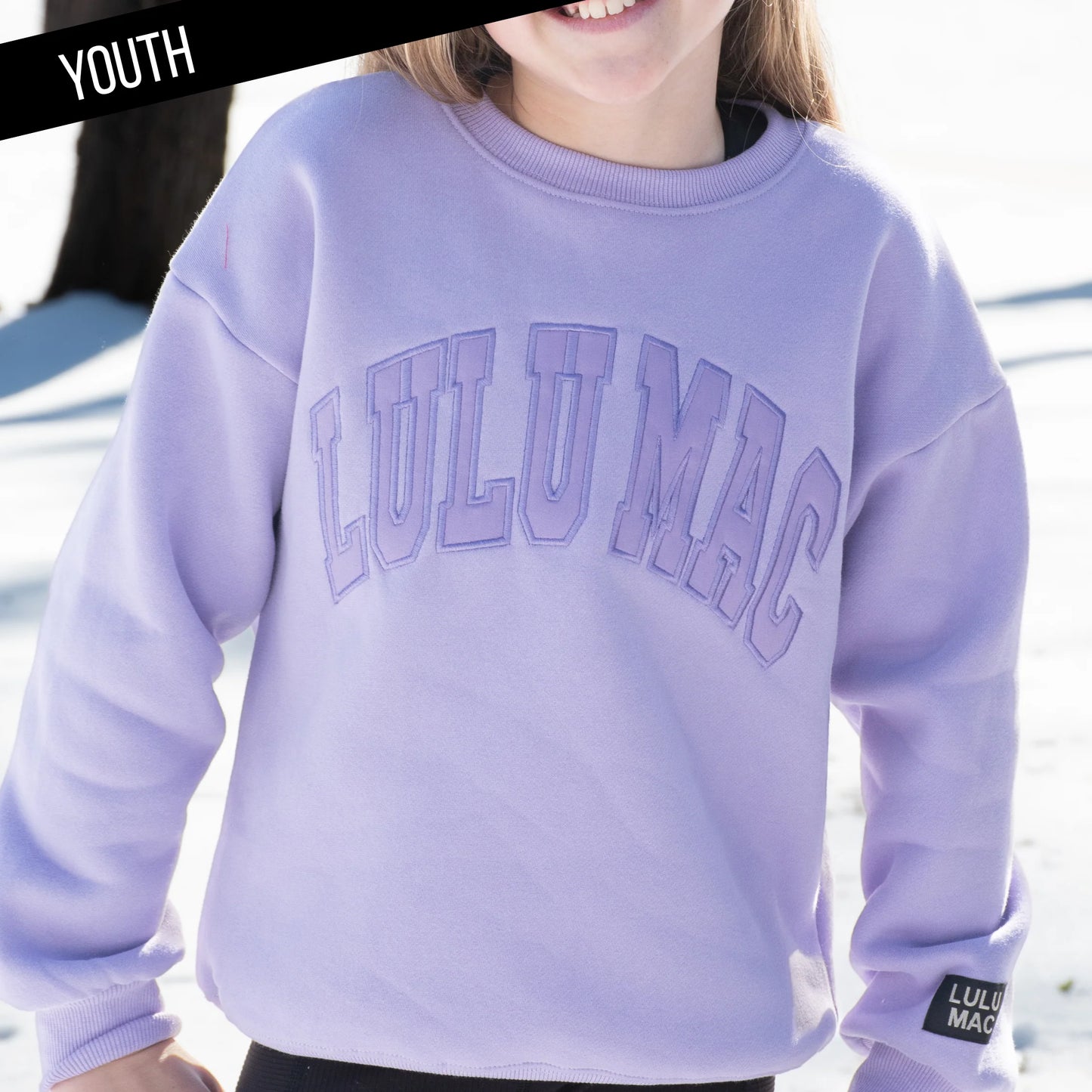 Lulu Mac YOUTH Sweatshirt-Lavendar