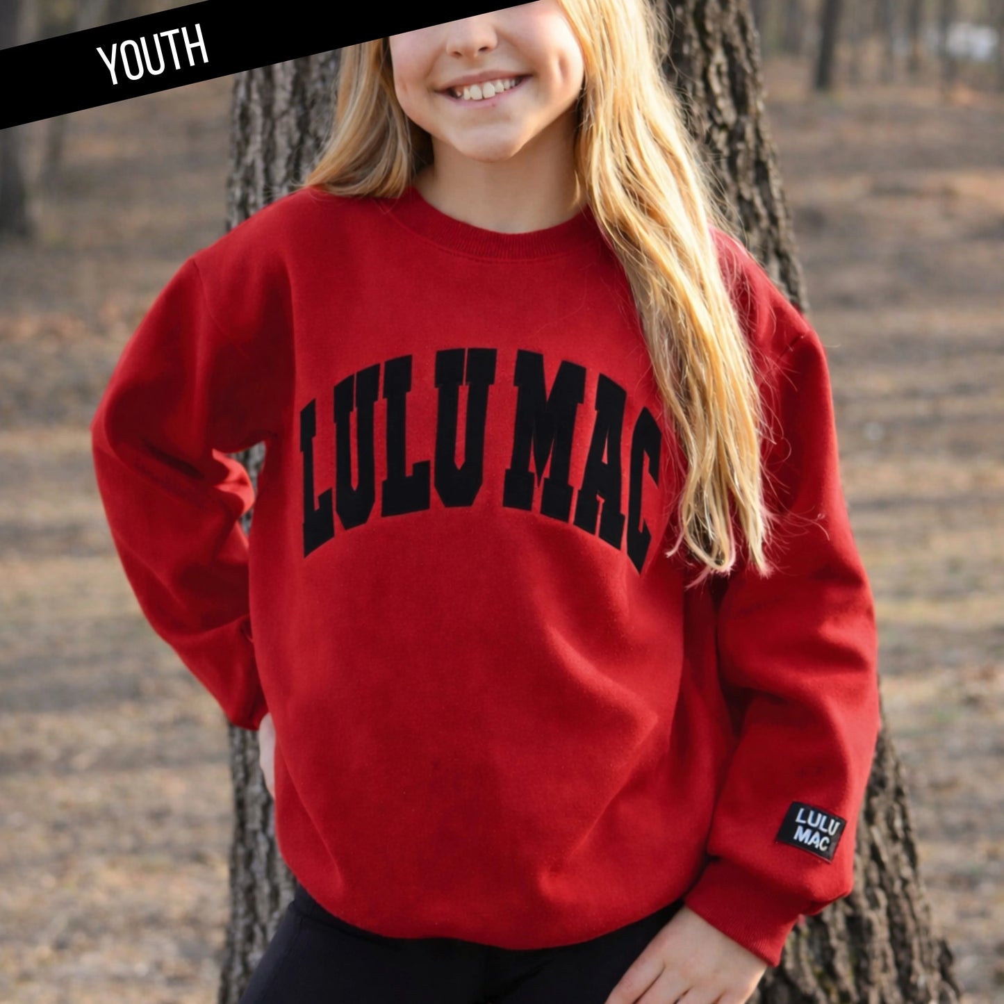 Lulu Mac YOUTH Sweatshirt Red/Black