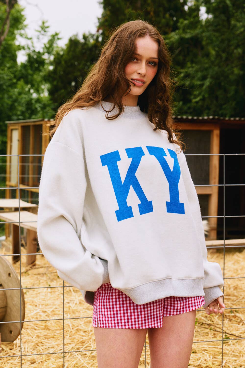 KENTUCKY 'KENTUCKY & KY' Print Reversible Sweatshirt PRE-ORDER