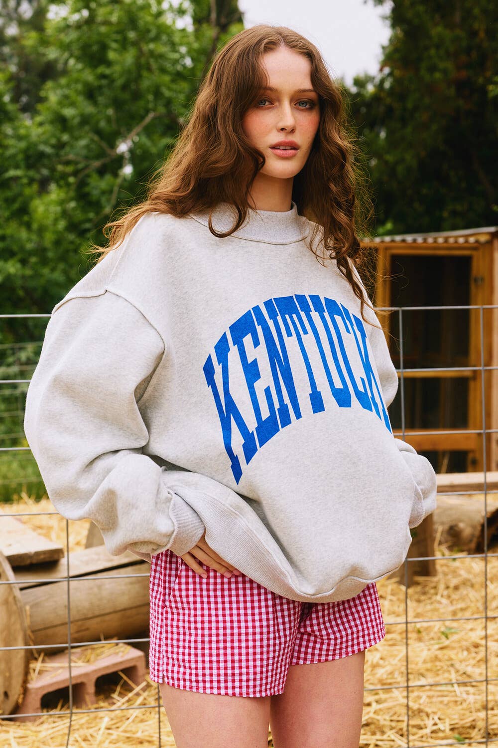 KENTUCKY 'KENTUCKY & KY' Print Reversible Sweatshirt PRE-ORDER