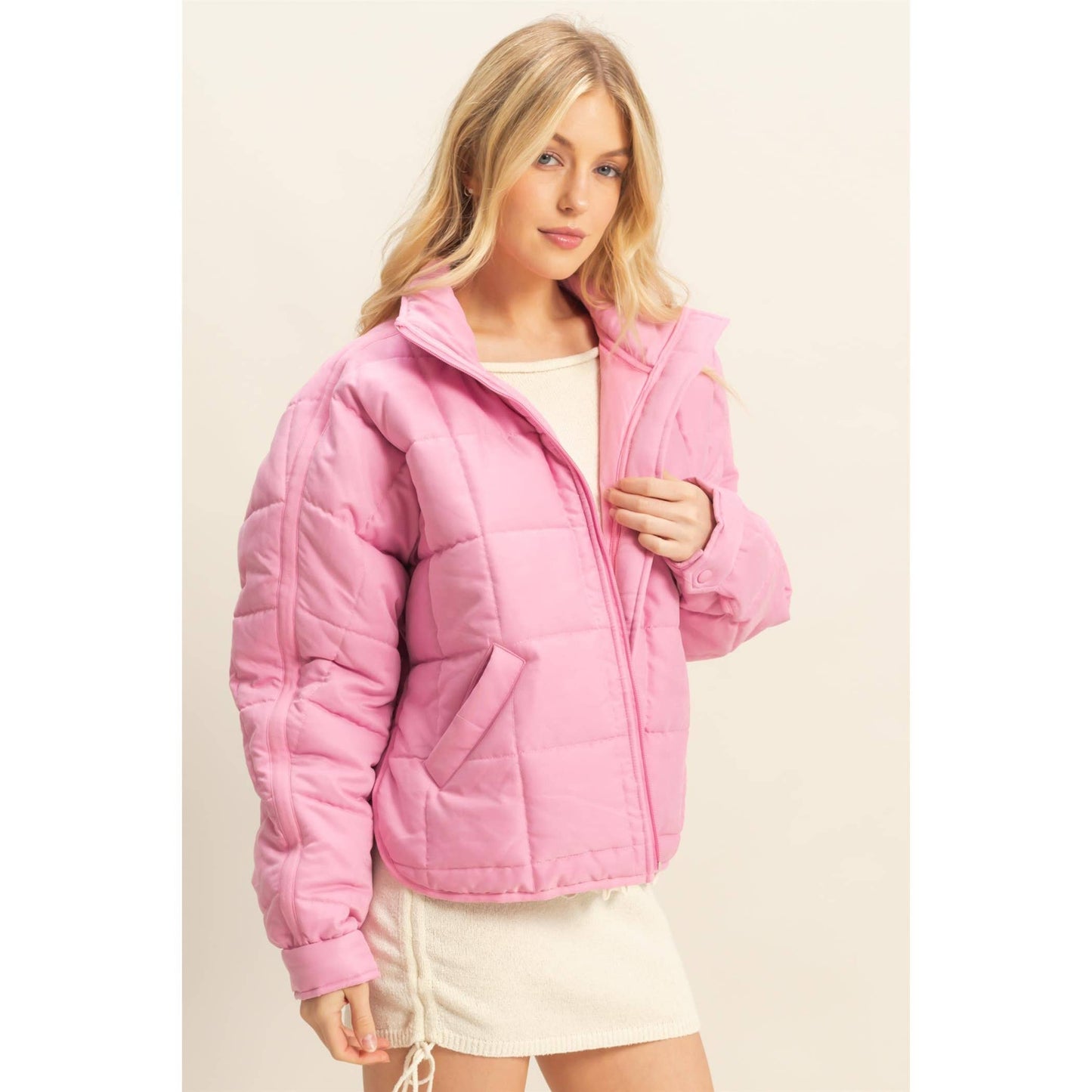 Everyday Cute Quilted Puffer Jacket