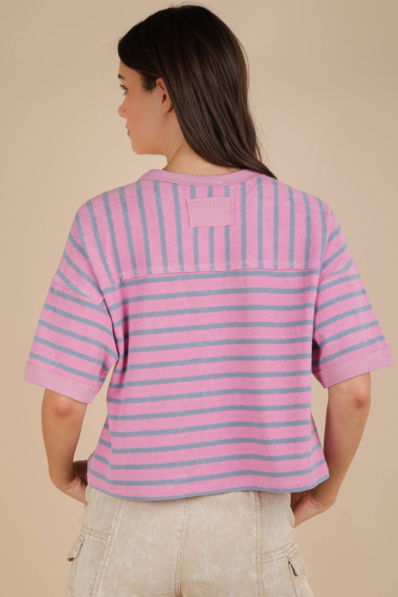 Oversized Stripe Casual Comfy Knit Top