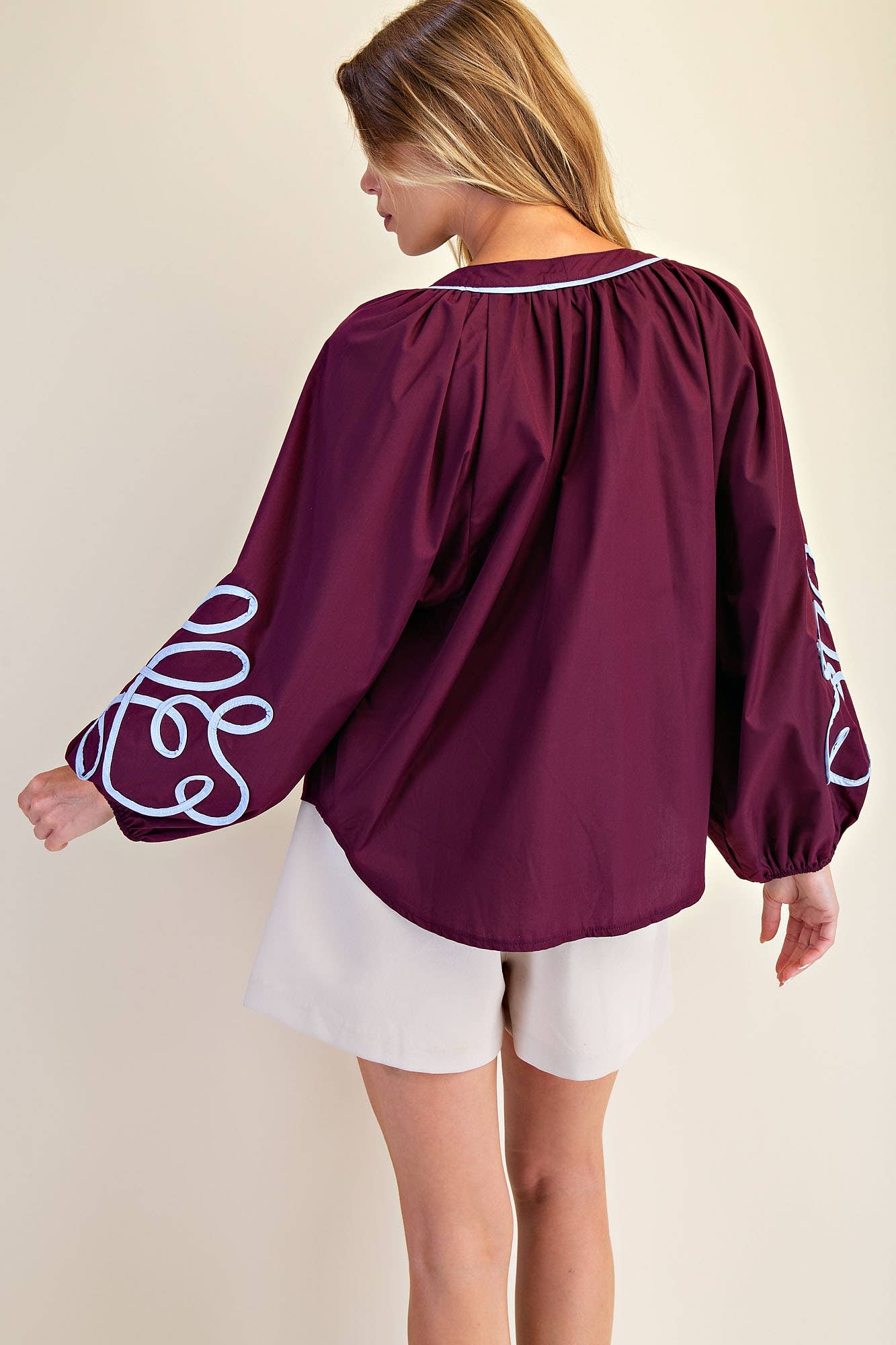 Soutache Detail Blouse