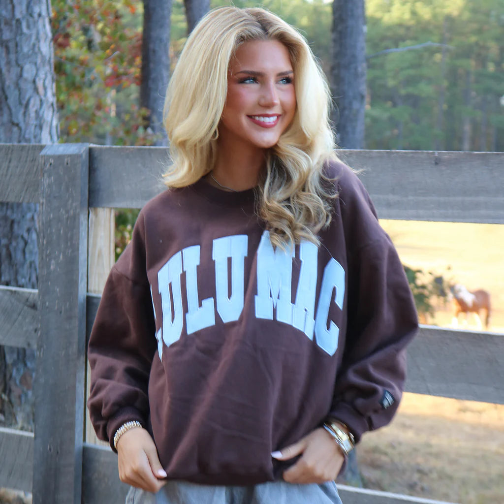 Lulu Mac Sweatshirt Brown/Blue