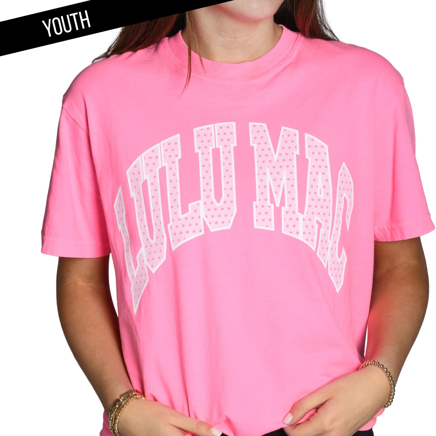 LuLu Mac YOUTH Pink Polka Dot
