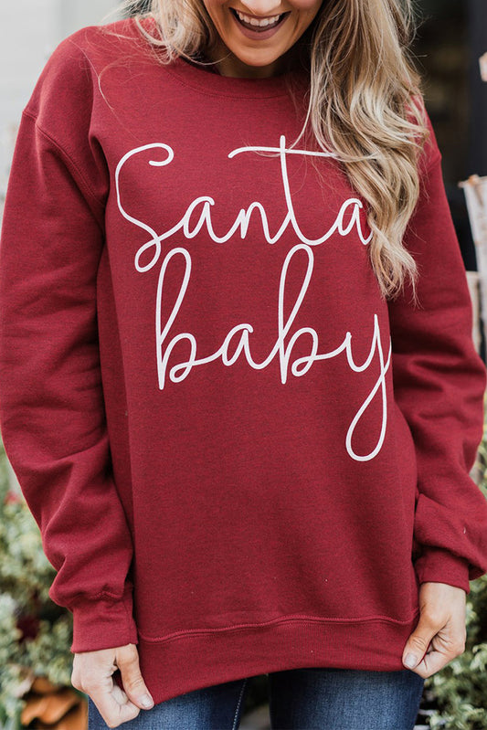 Christmas Santa Baby Sweatshirt