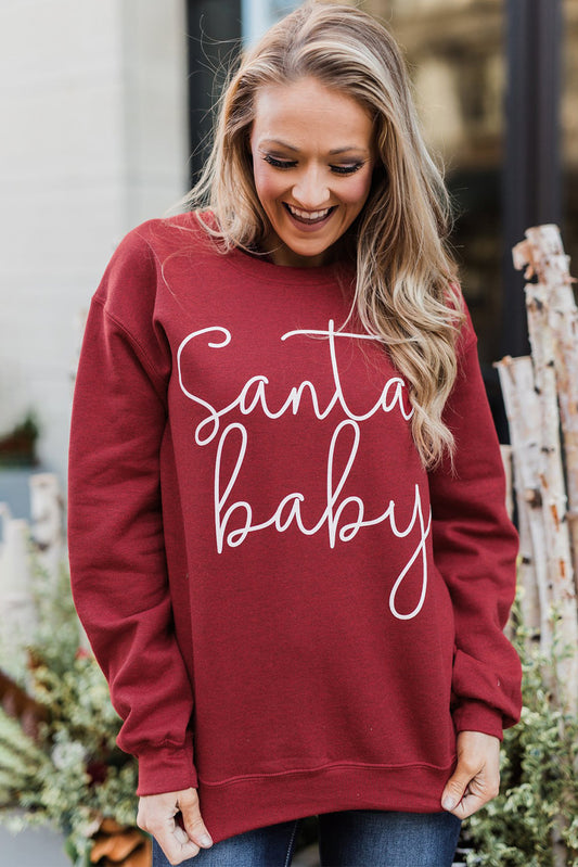 Christmas Santa Baby Sweatshirt