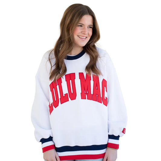 LuLu Mac Social Society Red/Navy