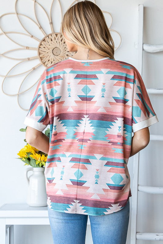 Multi Aztec Top