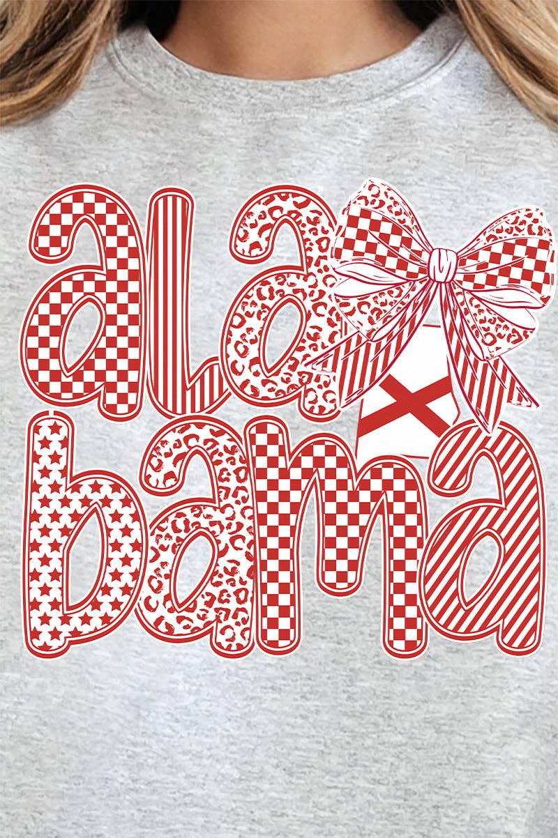 Alabama Ties Heavy-weight Crew Sweatshirt