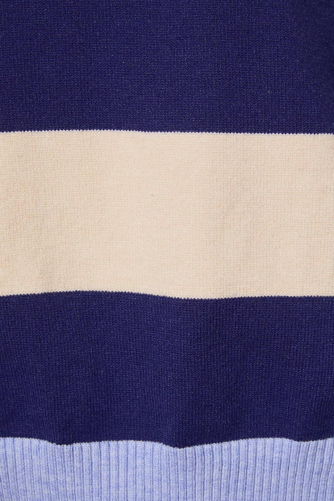 ROUND NECK LONG SLEEVE STRIPE SWEATER