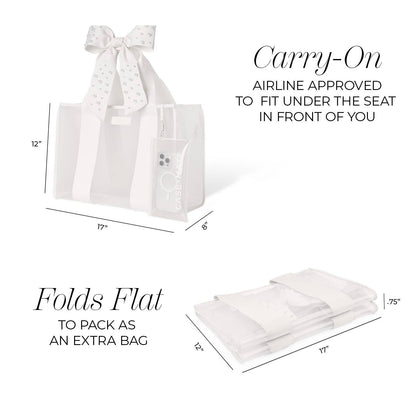Case-Mate-Ivory Pearl Bow Jelly Tote Bag