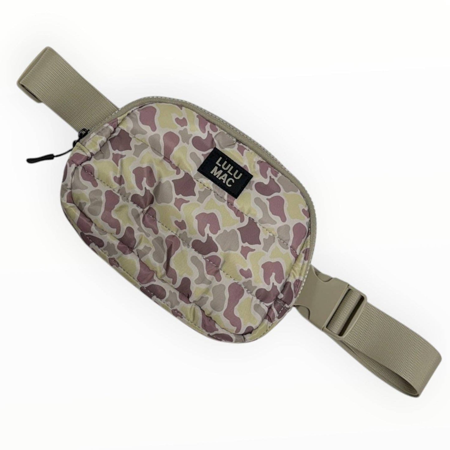 LULU MAC Puffer Belt Bag- Light Camo