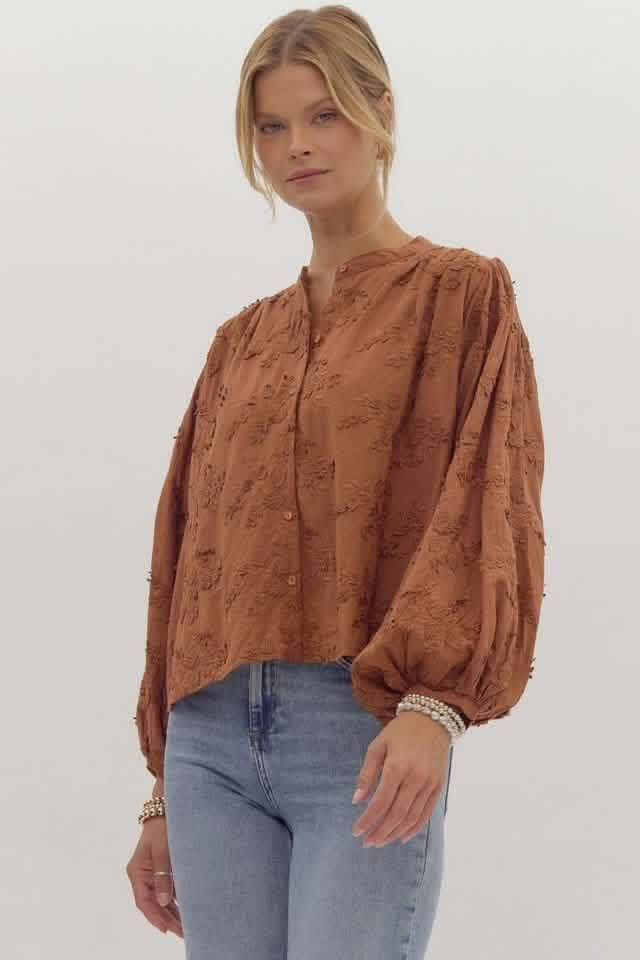 Emmie top: Brown