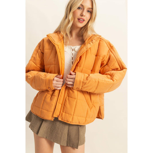 Everyday Cute Quilted Puffer Jacket