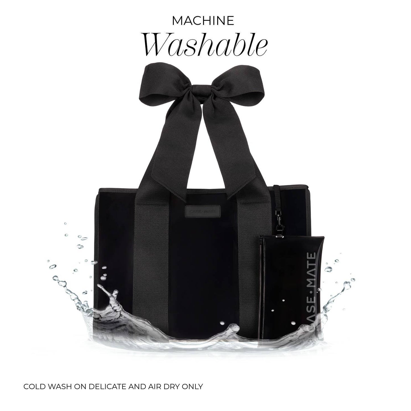 Case-Mate Midnight Black Bow Jelly