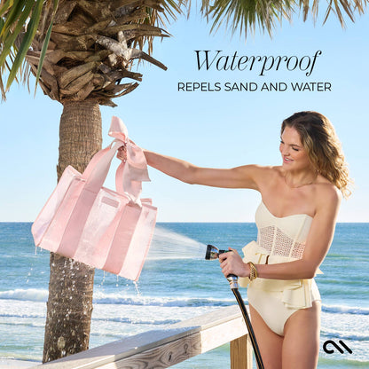 Case-Mate Pink Bow Jelly Tote