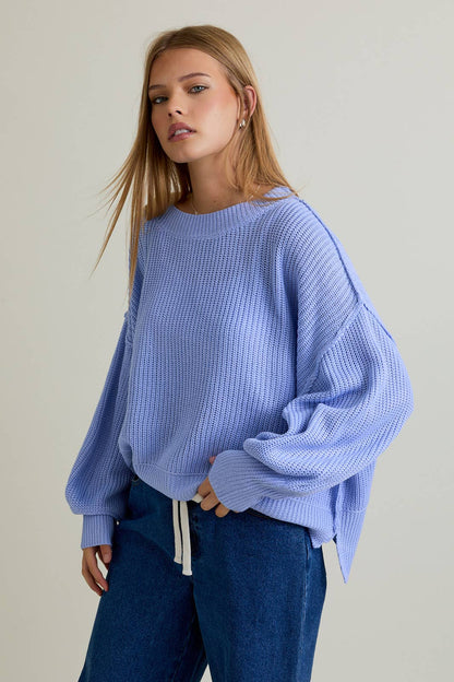 PULLOVER MOCK SWEATER