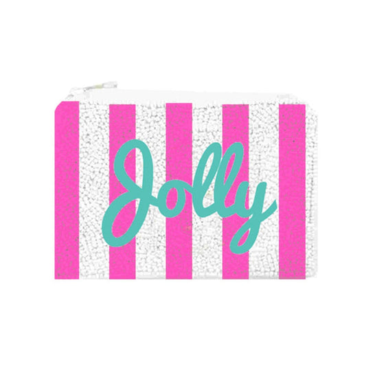 Jolly Beaded Coin Purse