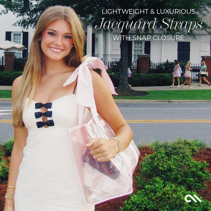 Case-Mate Pink Bow Jelly Tote