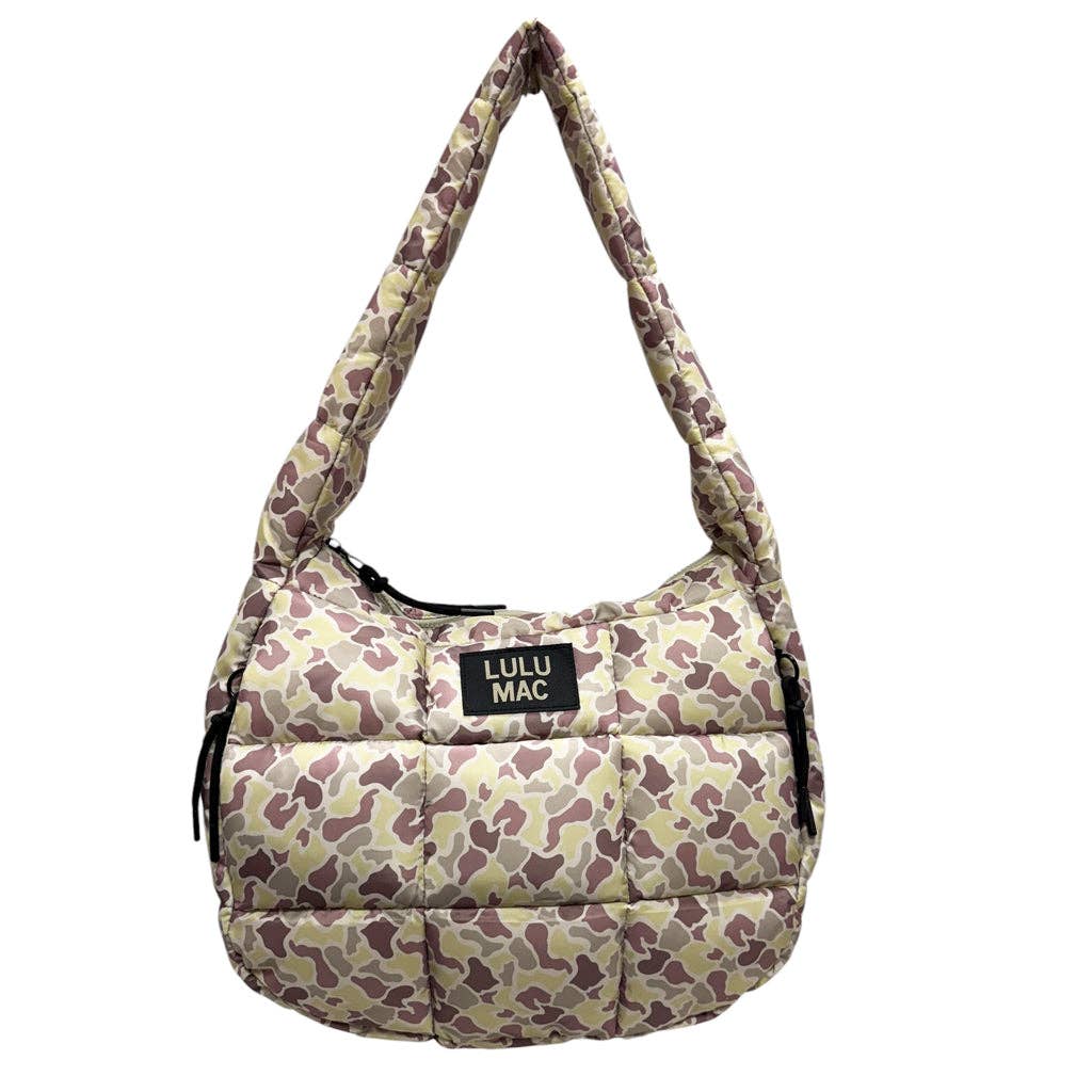 LULU MAC PUFFER TOTE BAG - CAMO