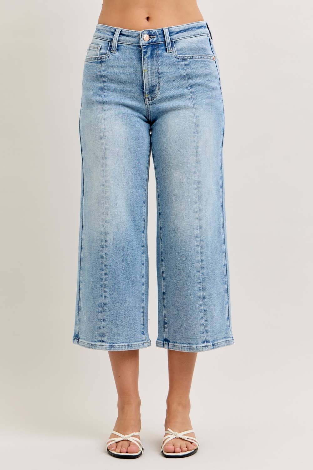 Judy Blue Jeans - MR Wide Crop Vintage