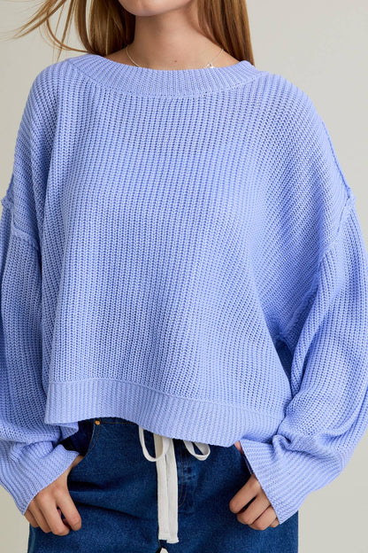 PULLOVER MOCK SWEATER