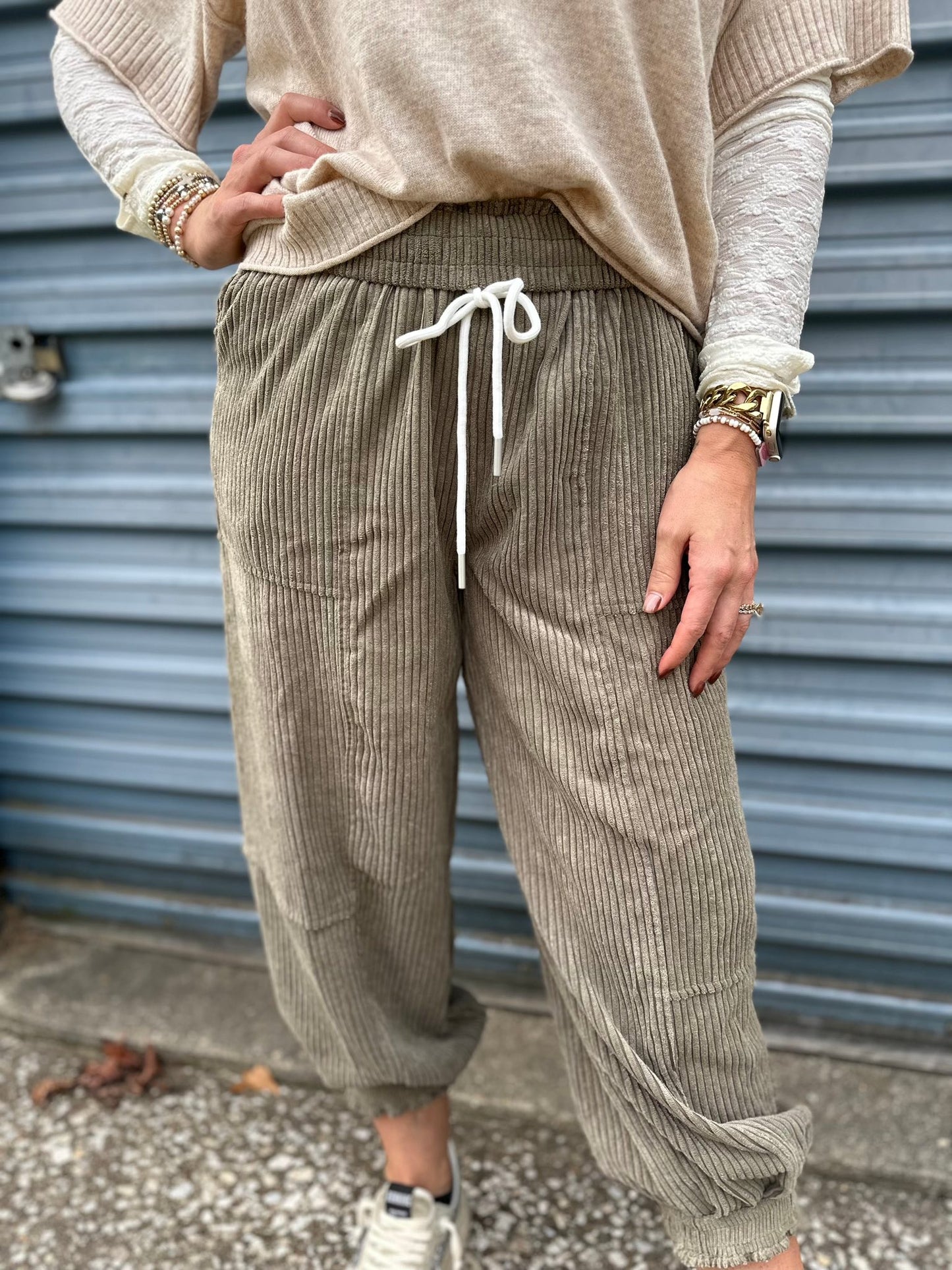 Corduroy Joggers