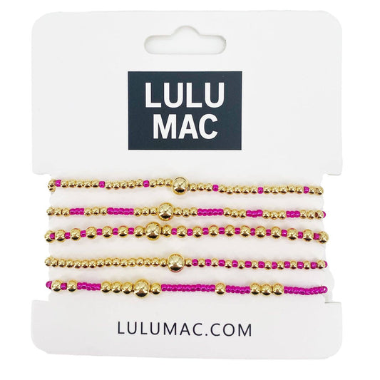 LuLu Mac Hot Pink Bracelet