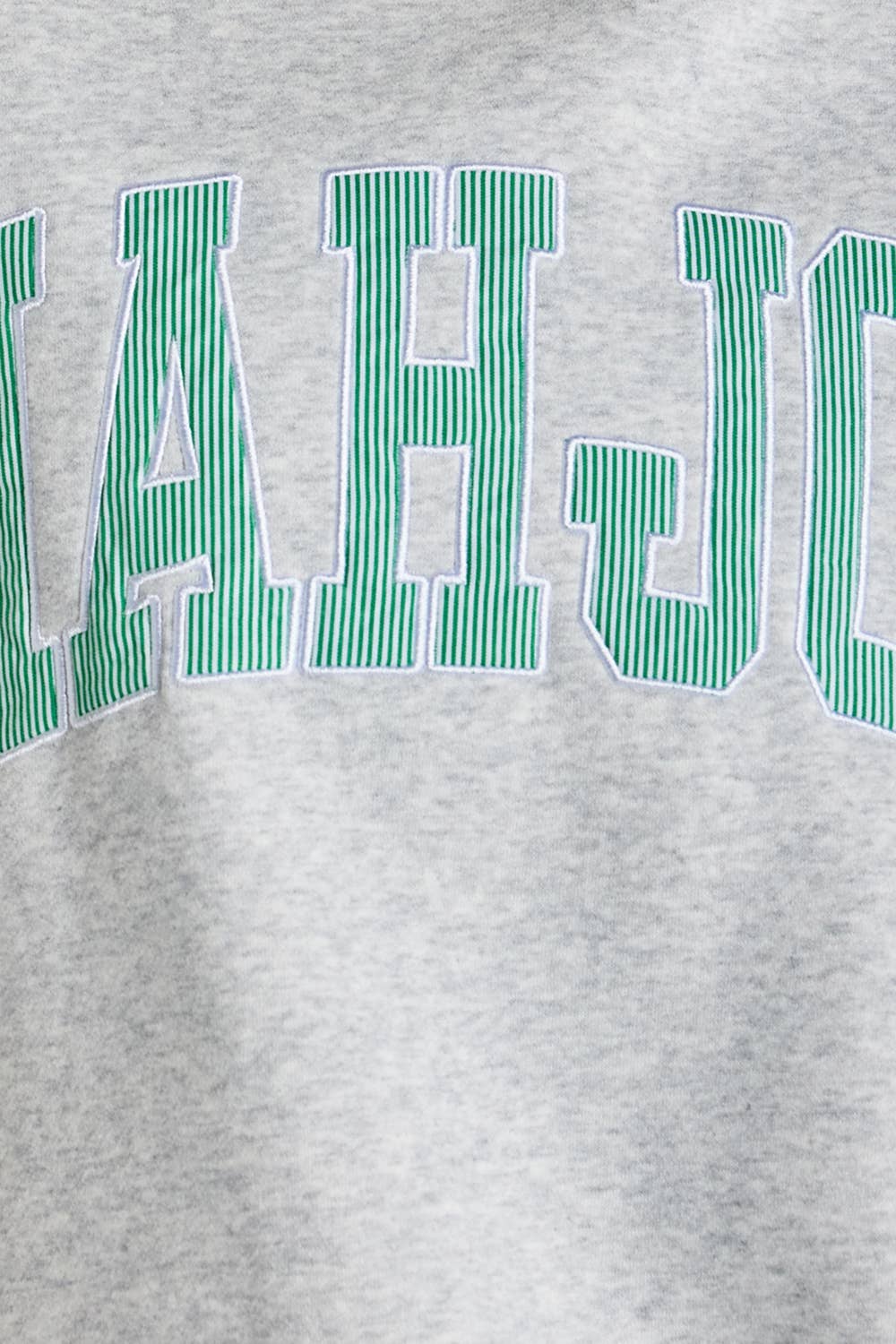 Mahjong Embroidery Sweatshirt: Kelly Green