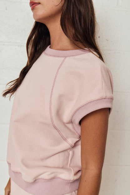 Lounge Short Set Relaxed Fit: PINK