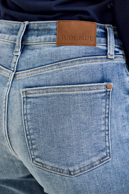 Judy Blue Jeans MR "BILLIE" Boyfriend LT Light Iced Indigo