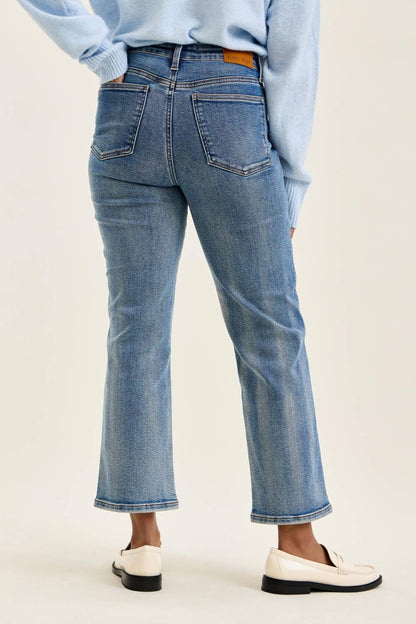 Judy Blue Jeans Peggy Ankle Straight Break Through Blue